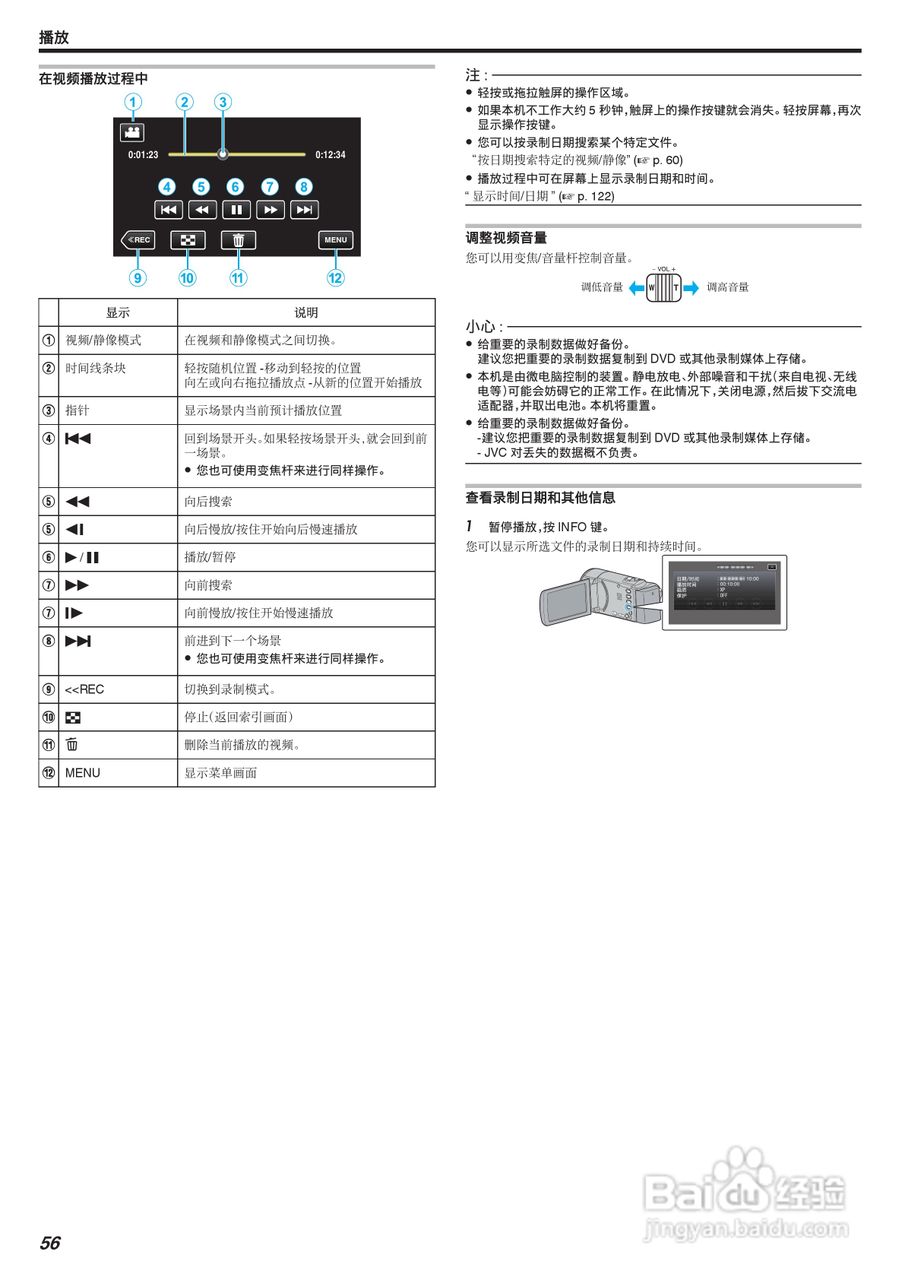 JVC GZ-E205型数码摄像机使用说明书:[6]