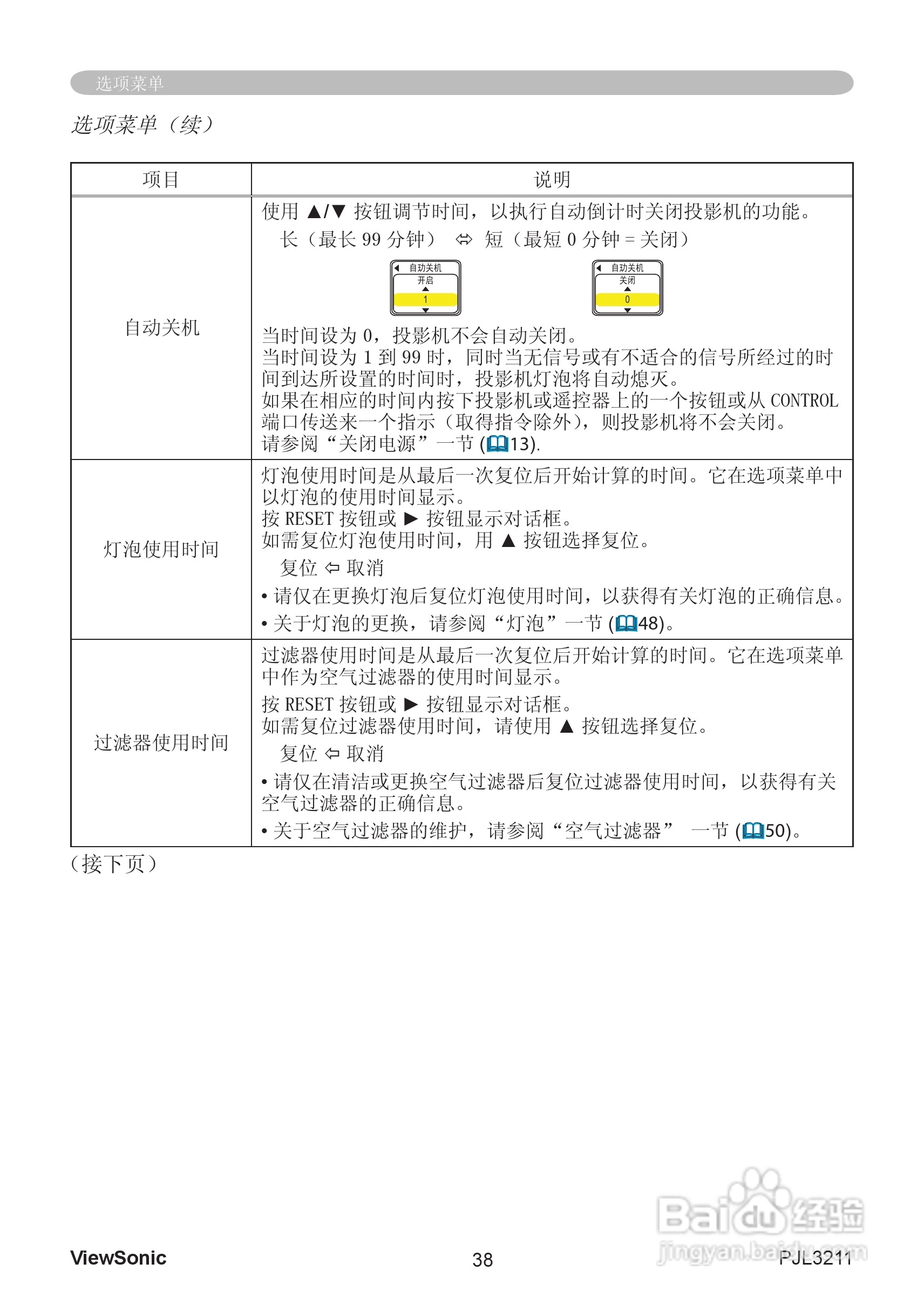 优派PJL3211投影机使用说明书:[5]