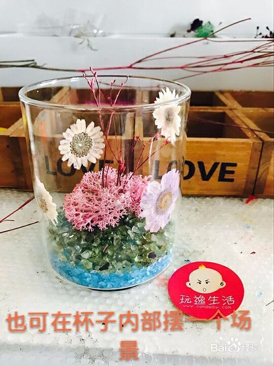 教你怎么制作干花果冻杯