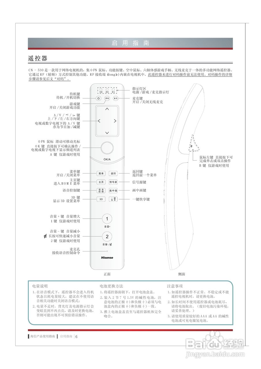 海信LED55XT770G3D液晶彩电使用说明书:[2]