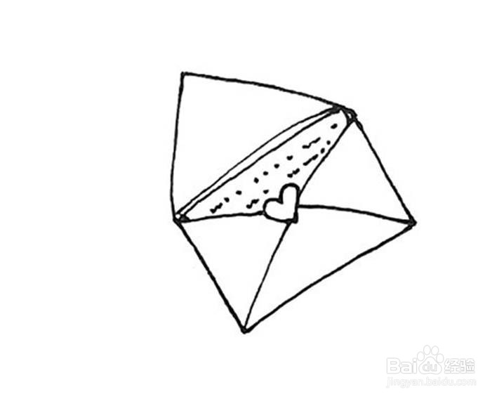 信件的儿童卡通简笔画教程