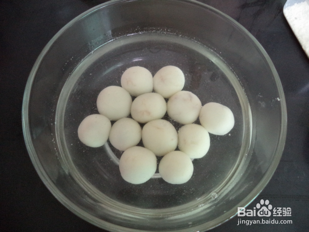 椰蓉红豆馅汤圆的做法