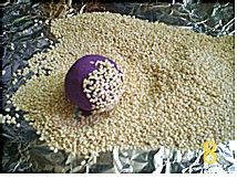 香甜软糯的紫薯球