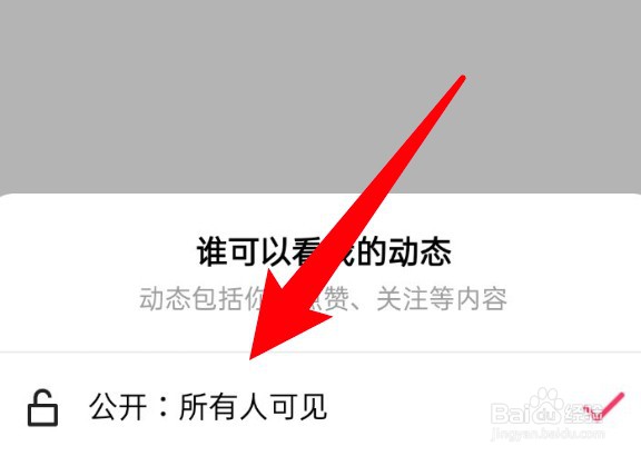 快手怎么设置所有人可见自己的动态