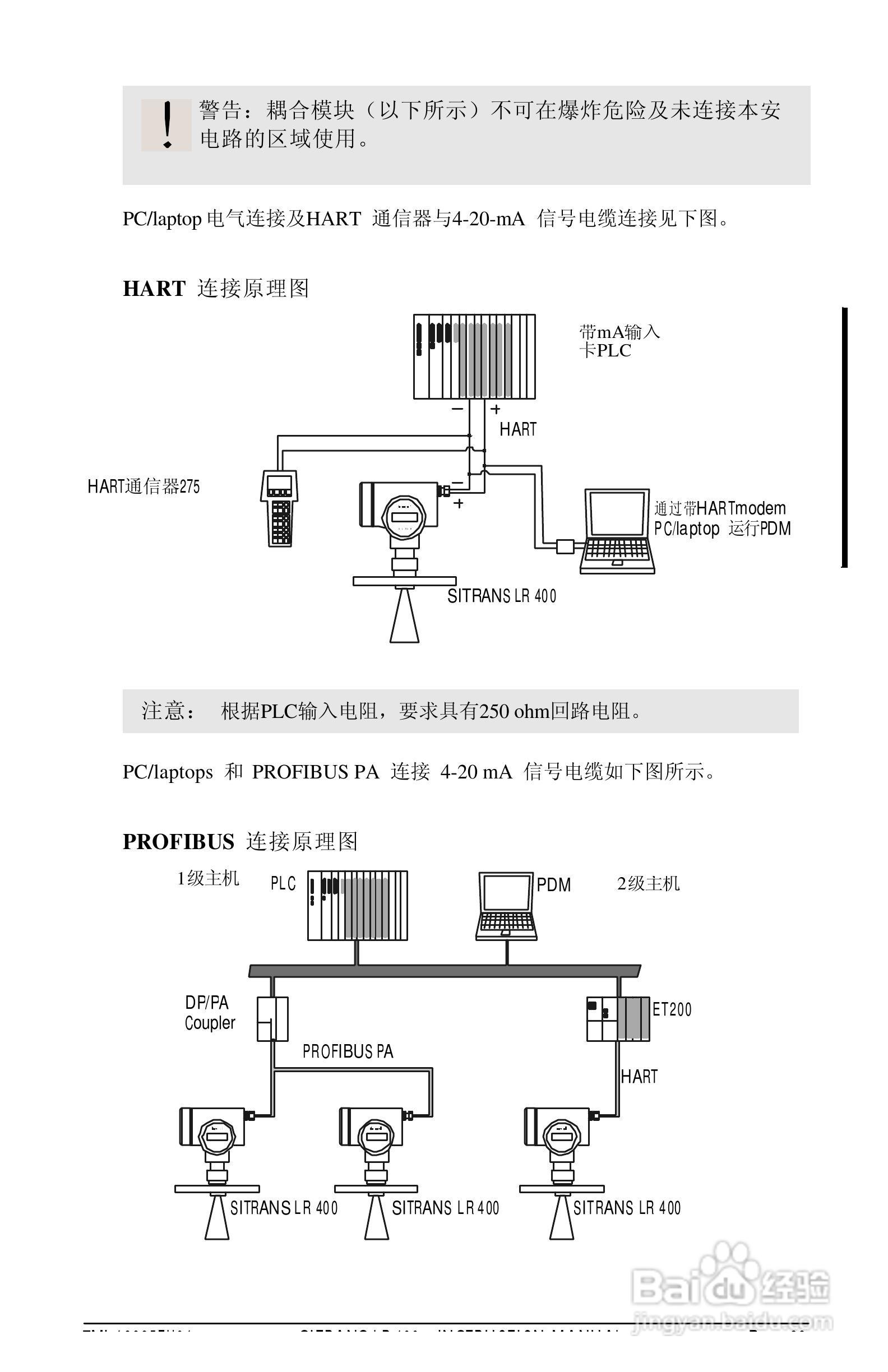 西门子LR400雷达物位计操作手册:[3]