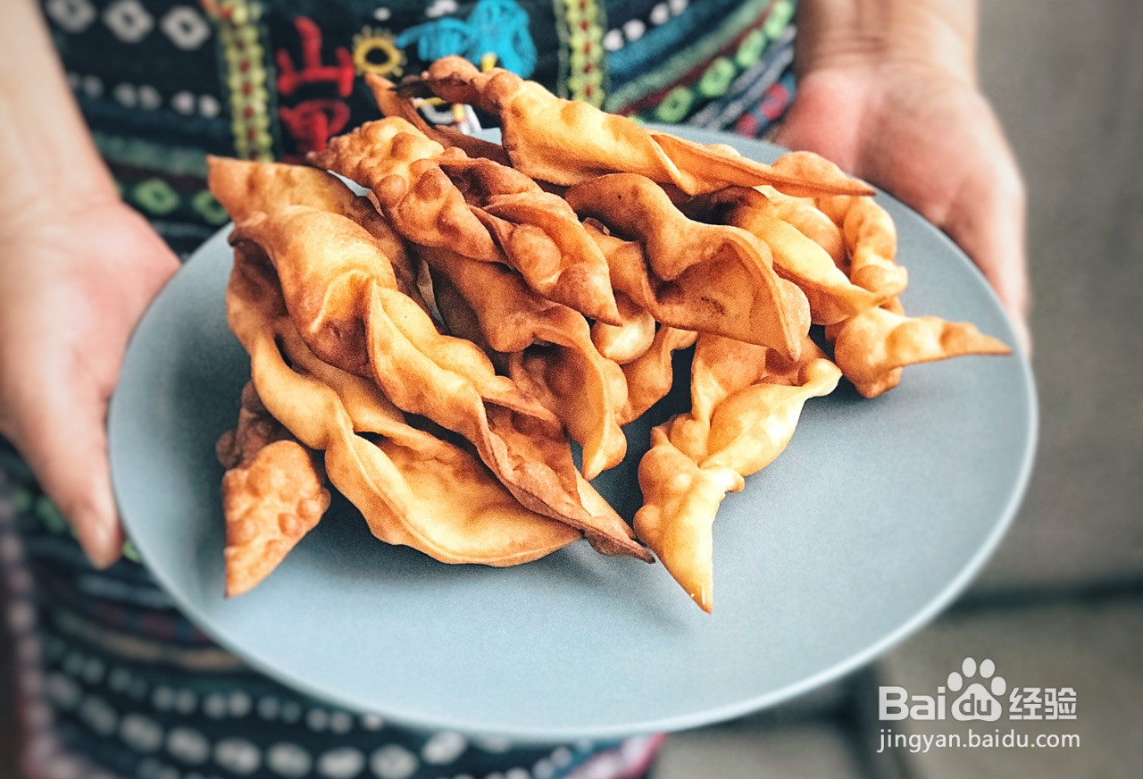 炸脆麻叶的做法