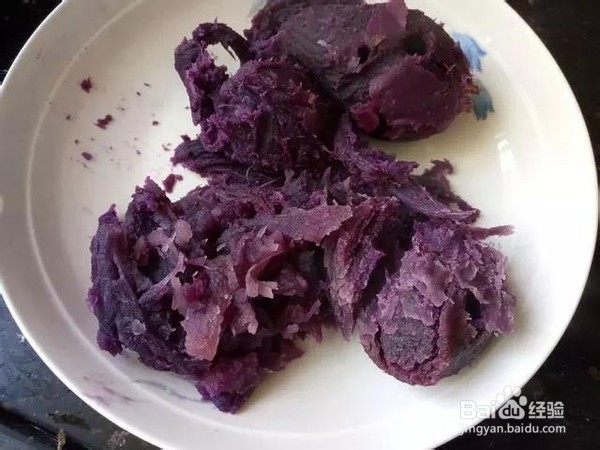 紫薯糯米糍，好吃到口水忍不住流下来！