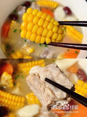 玉米山药排骨汤