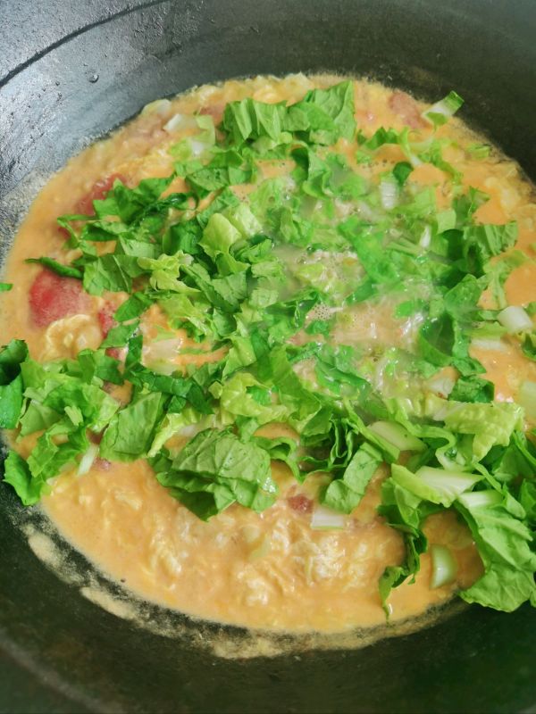 西红柿海鲜疙瘩汤