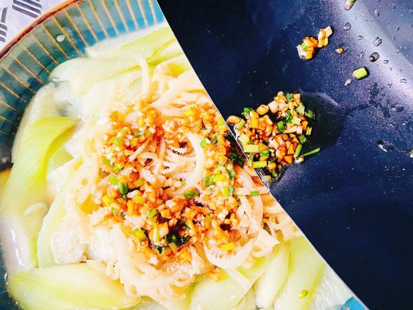 宝贝爱上丝瓜牛百叶鲜汁菜