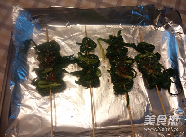 烤韭菜的家常做法