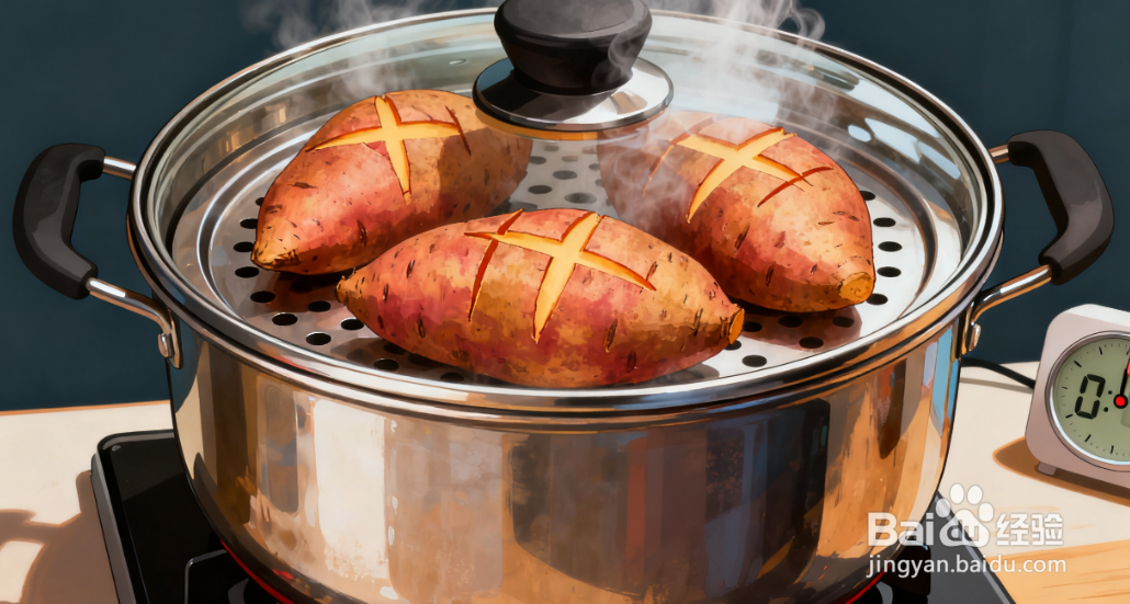 芝士焗红薯:香甜拉丝,软糯细腻,烤箱版零难度