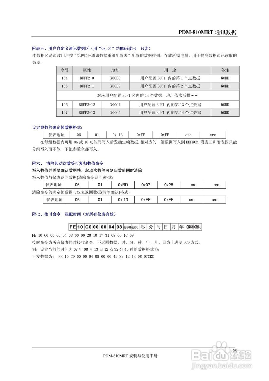 丹东华通PDM-810MRT仪表说明书:[3]