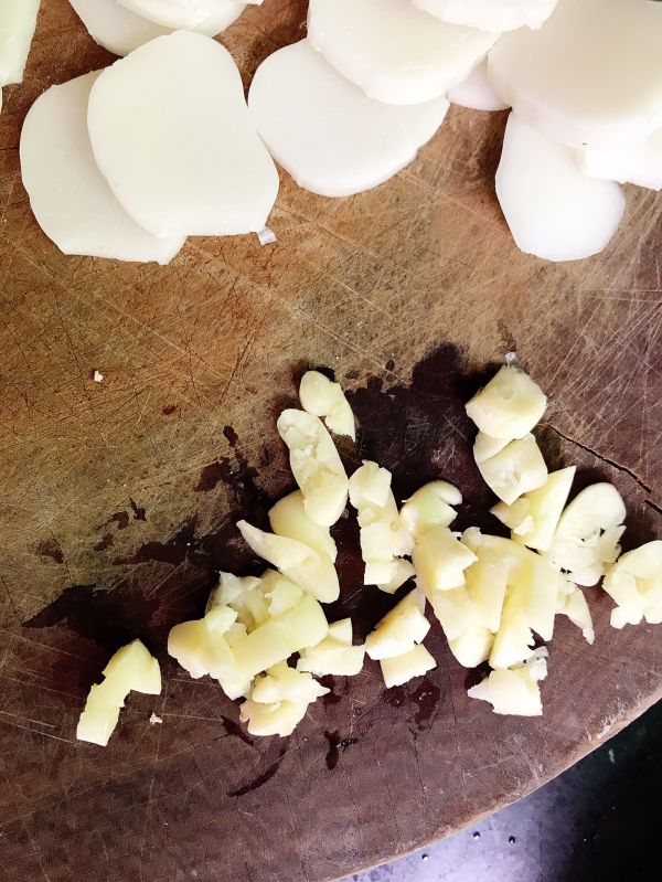 豇豆肉末炒年糕