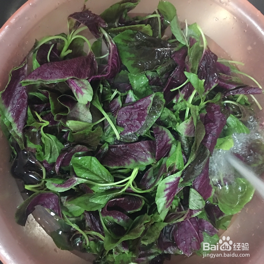 鲜嫩的松花蛋苋菜汤