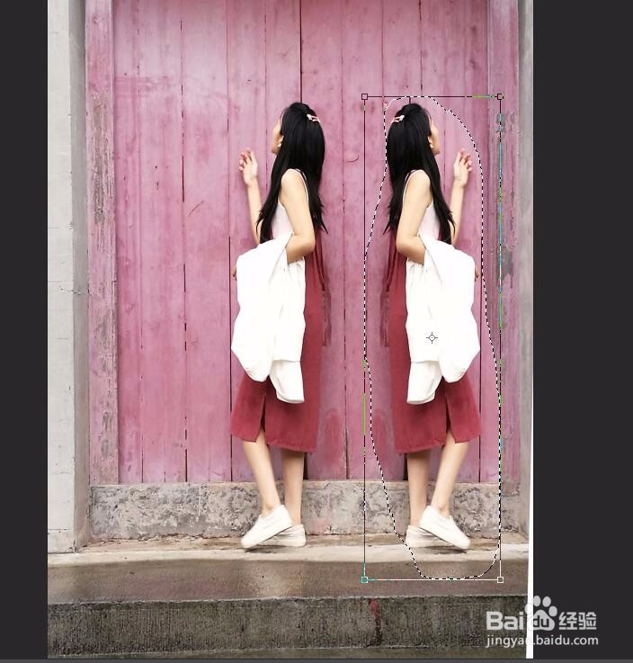 ps快速把单人照片变成双胞胎照片