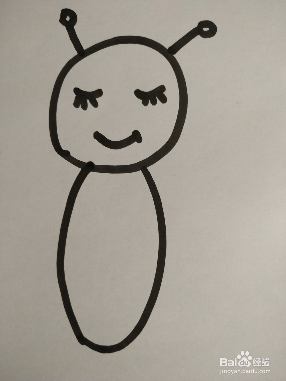 蜜蜂的简笔画技法2