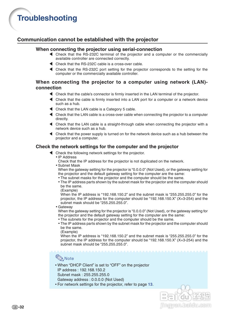 夏普SHARP PG-F320W投影机使用说明书:[4]