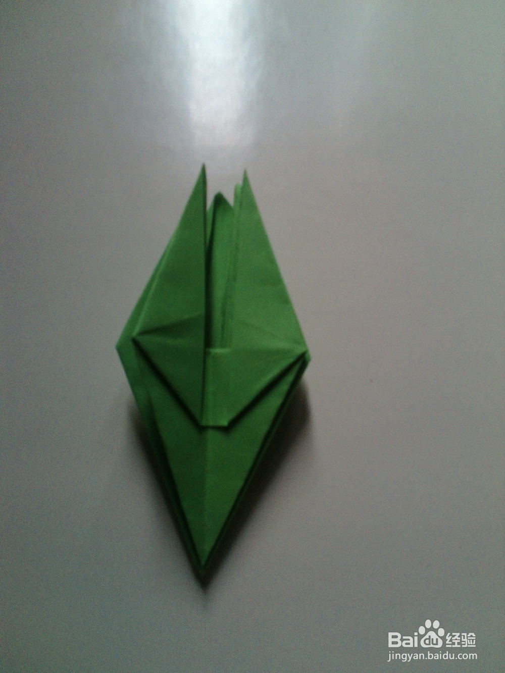 纸折百合花的制作