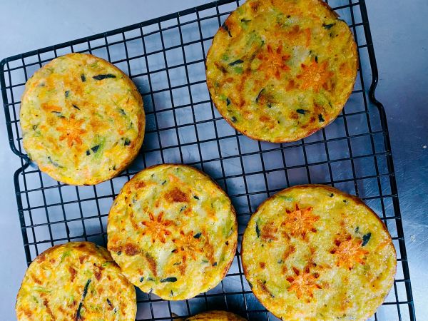 燕麦片蔬菜鸡蛋饼