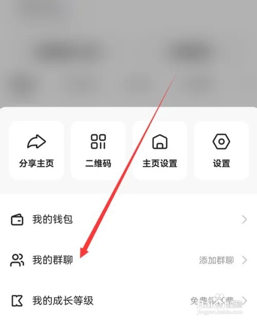 快手我的群聊如何打开