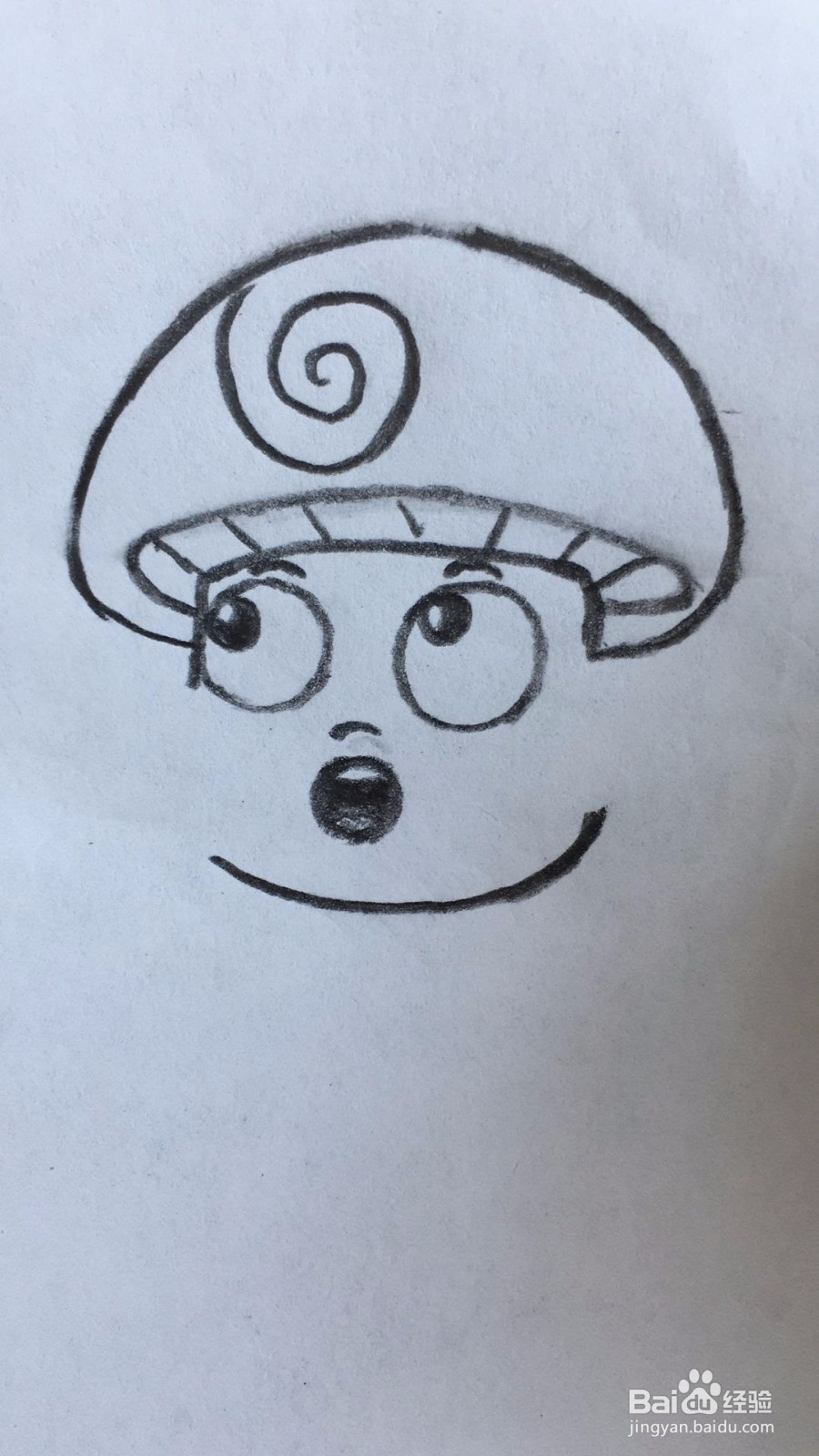 疑惑的蘑菇君如何画