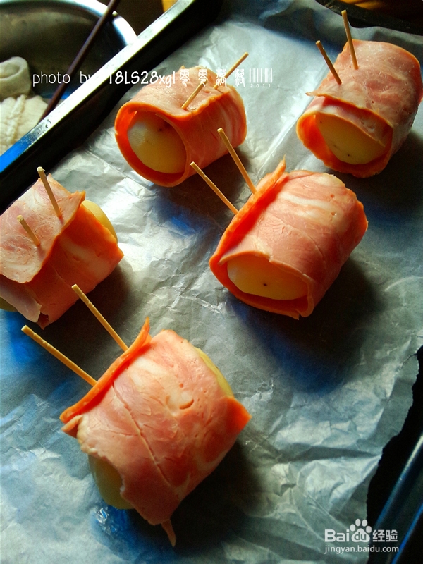 黑椒培根土豆卷