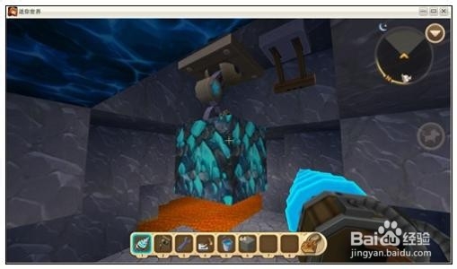 迷你世界无限岩浆做法