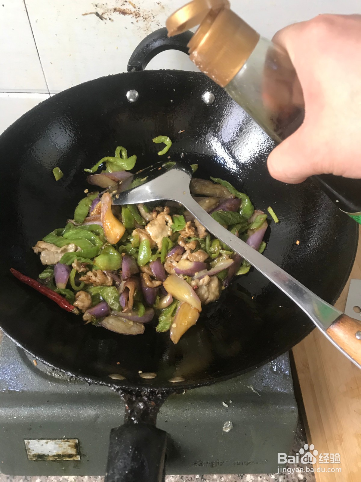 青椒炒茄子做法