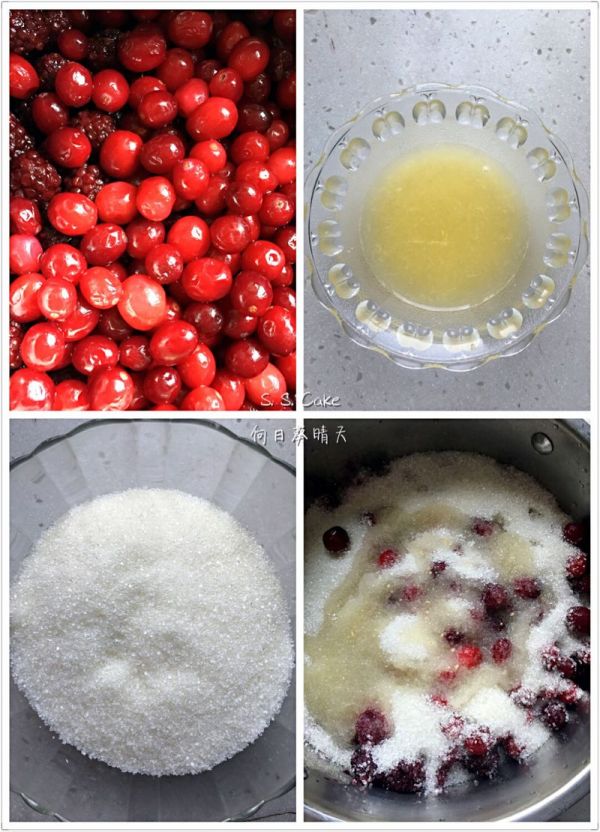 蔓越莓覆盆子果酱