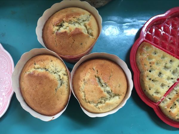 黑芝麻香蕉华夫饼