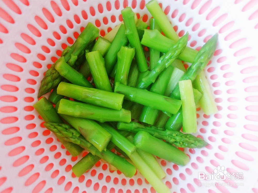 家常菜——芦笋虾仁鸡蛋
