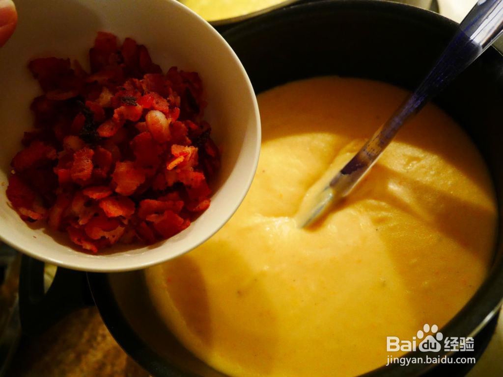 宝宝也爱吃的培根奶油土豆浓汤