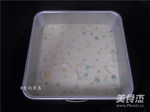 豌豆玉米马蹄糕