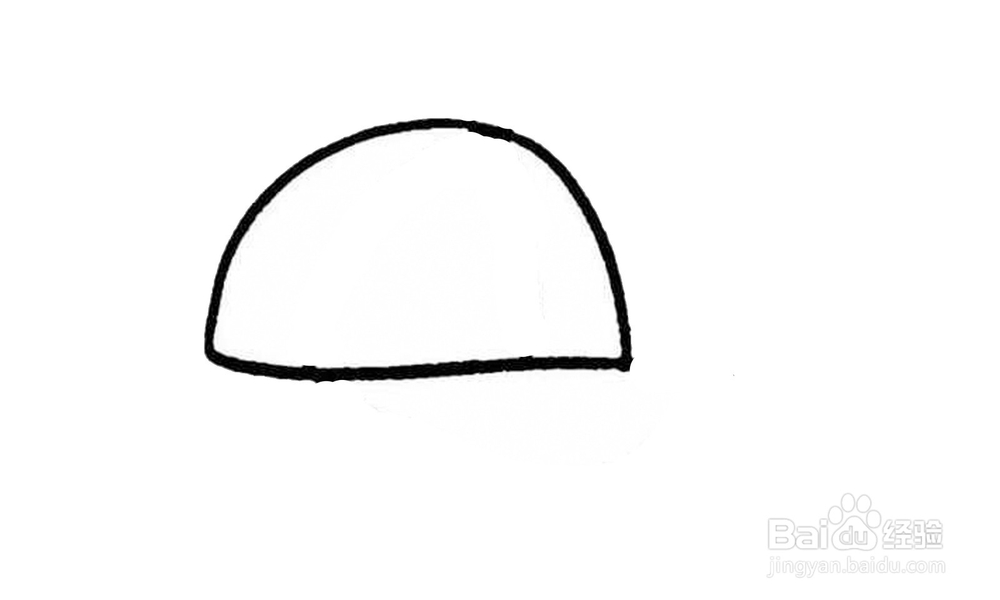 如何画出一个小红帽子？