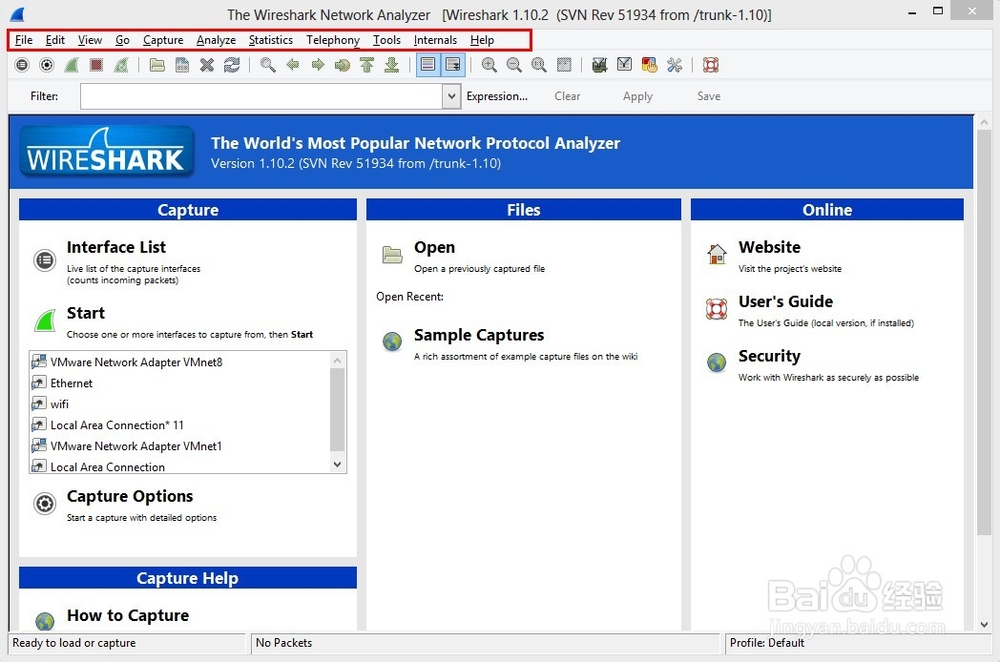 网络抓包Wireshark：[3]窗体详细讲解