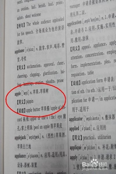 怎样使用英语词典查单词