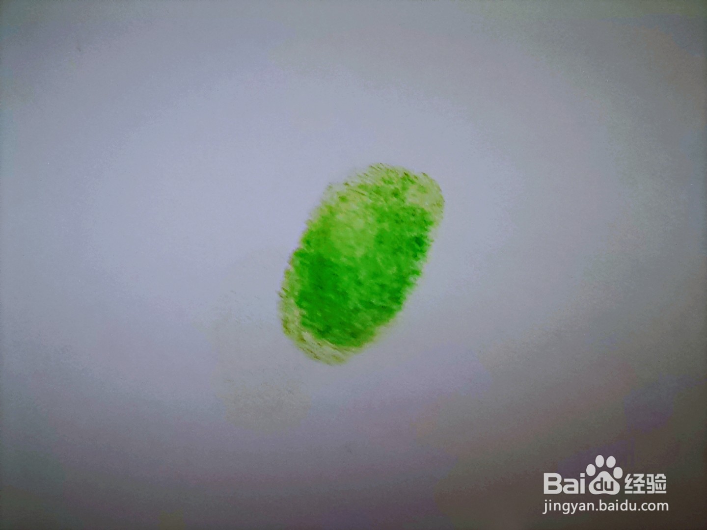 如何用手指印画一只伸懒腰的猫