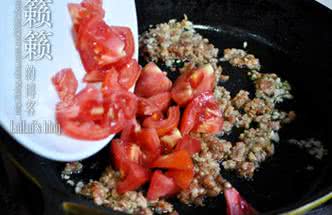 番茄肉末烧豆腐