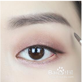 单眼皮必学韩式眼妆教程
