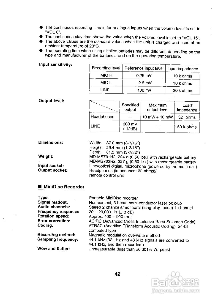 夏普MD-MS702H数码影音使用说明书:[5]