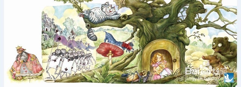 《爱丽丝梦游仙境》插画效果实现教程