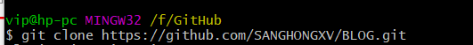 Git Bash Here上传项目到github
