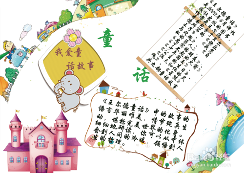 关于王尔德童话的手抄报