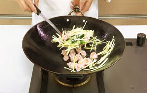 家常菜：韭黄炒虾仁