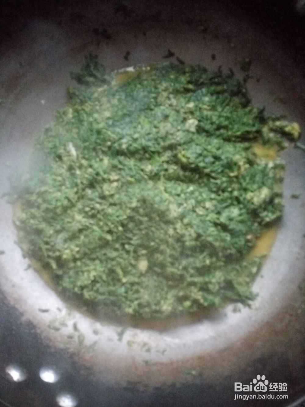 绿肥抄鸡蛋的菜的做法