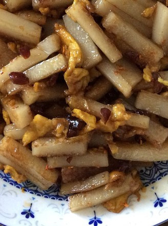 红糖炒年糕的做法