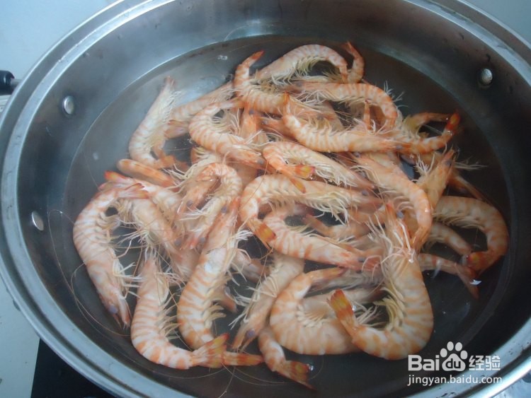 水煮斑节虾的做法