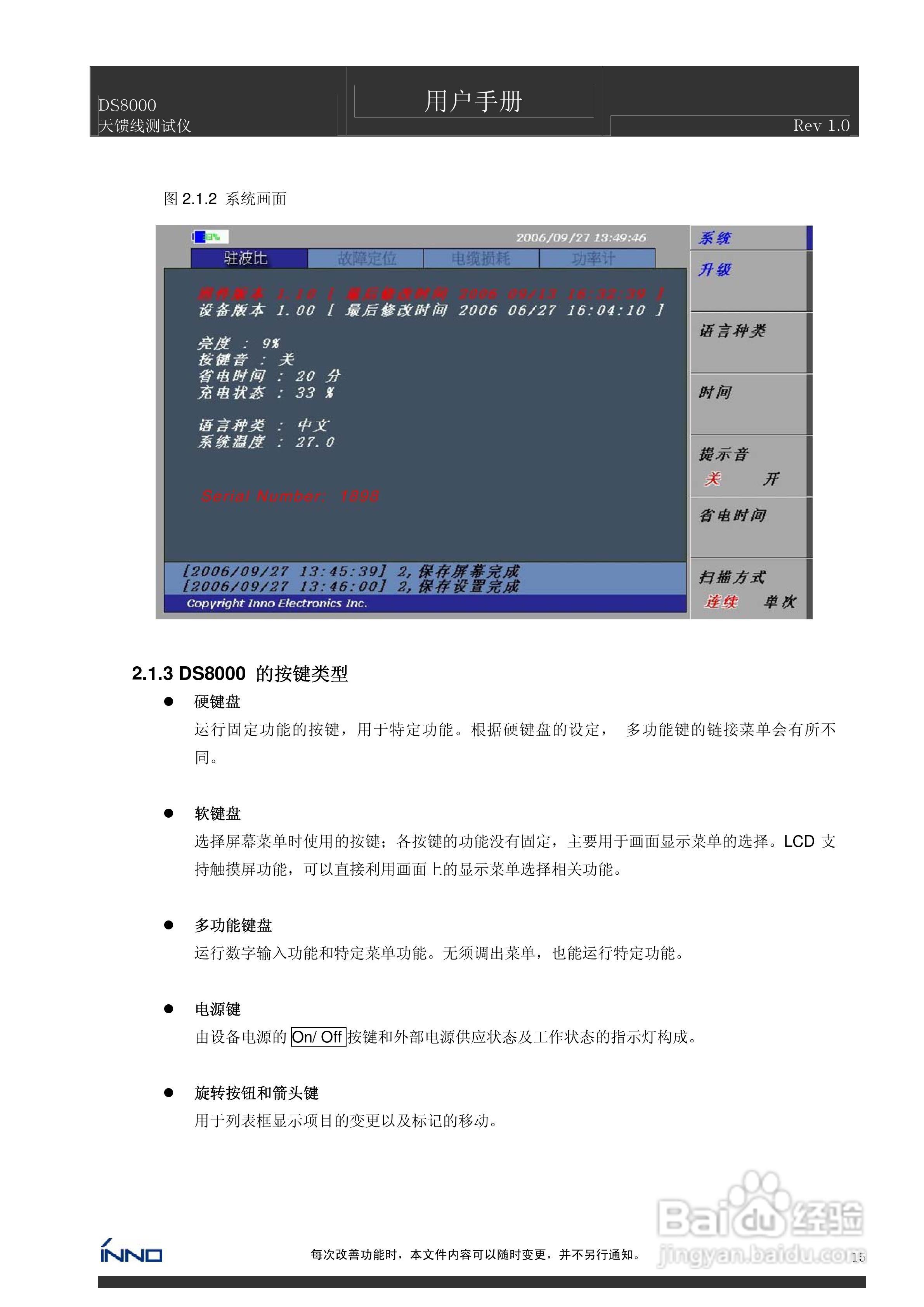 DS8000天馈线测试仪说明书:[2]