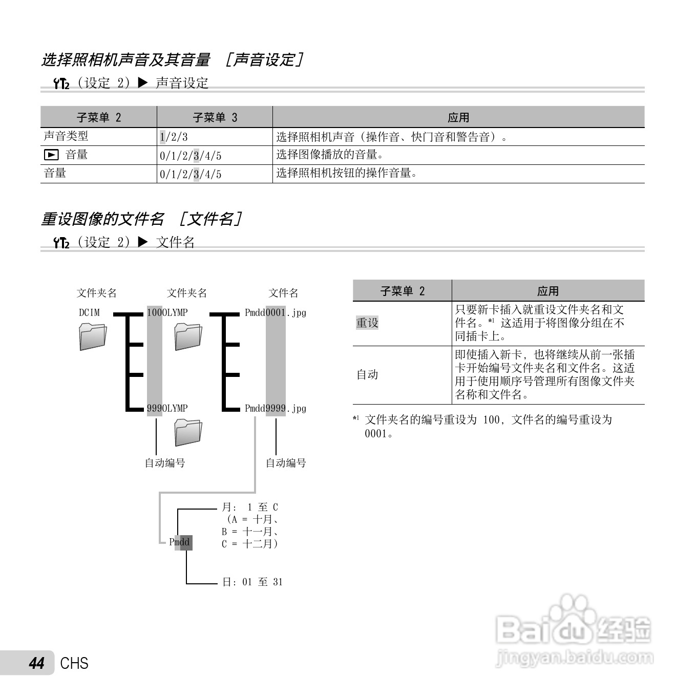 奥林巴斯SP-810UZ数码相机使用说明书:[5]